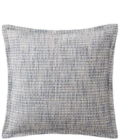 HiEnd Accents Tweed Collection Modern Rustic Woven Euro Sham
