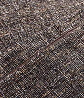 HiEnd Accents Tweed Collection Modern Rustic Woven Euro Sham