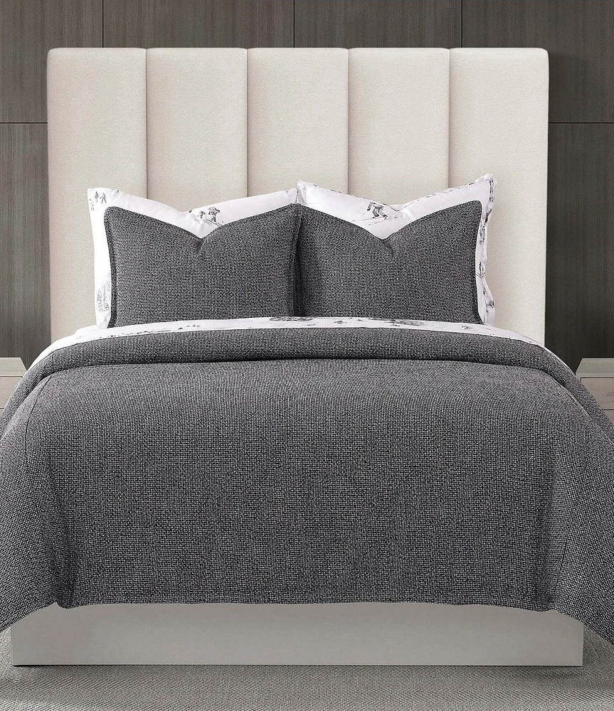 HiEnd Accents Tweed Textured Woven Comforter Mini Set