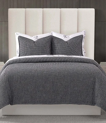 HiEnd Accents Tweed Textured Woven Comforter Mini Set