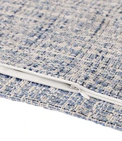 HiEnd Accents Tweed Textured Woven Duvet Cover Mini Set