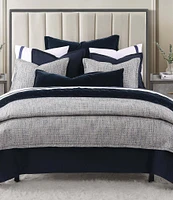 HiEnd Accents Tweed Textured Woven Duvet Cover Mini Set