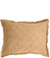 HiEnd Accents Velvet Diamond Quilted Boudoir Pillow