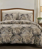 HiEnd Accents Victoria Damask Duvet Cover Mini Set