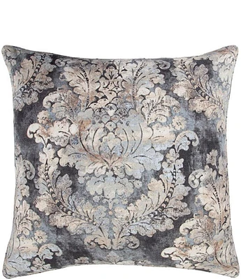 HiEnd Accents Victoria Smokey Damask Print Euro Sham