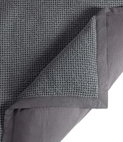 HiEnd Accents Stonewashed Cotton Waffle Weave Duvet Cover Mini Set