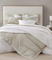 HiEnd Accents Stonewashed Cotton Waffle Weave Duvet Cover Mini Set