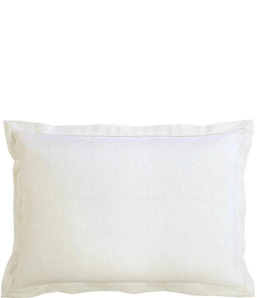 HiEnd Accents White Linen Sham