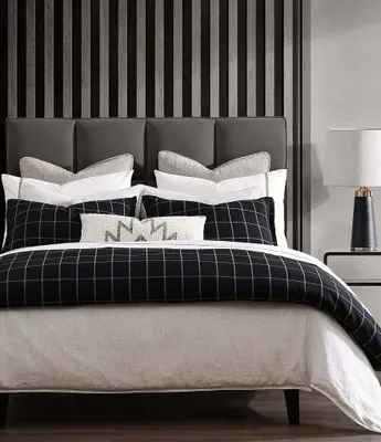 HiEnd Accents Windowpane Plaid Comforter Mini Set