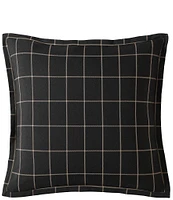 Hiend Accents Windowpane Plaid Euro Sham