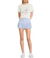 GB High Rise Pleated Tennis Skort