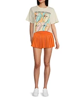 GB High Rise Pleated Tennis Skort