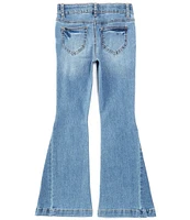 Hippie Girl Big Girls 7-16 Destructed Flare-Leg Jeans