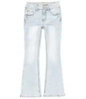 Hippie Girl Big Girls 7-16 High-Rise Embroidered Pocket Flare Jeans