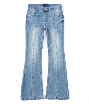 Hippie Girl Big Girls 7-16 Seamed-Front Flare-Leg Jeans