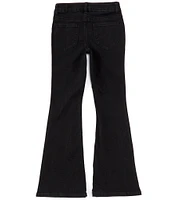 Hippie Girl Big Girls 7-16 Sparkle Side-Detail Flare Leg Jeans