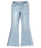 Hippie Girl Big Girls 7-16 Studded-Detail Flare Leg Jeans