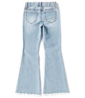 Hippie Girl Big Girls 7-16 Studded-Detail Flare Leg Jeans