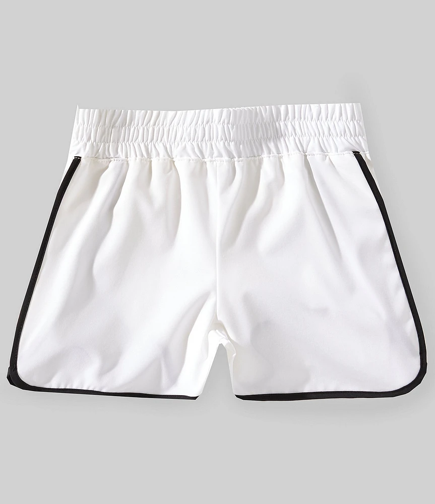 Hippie Girl Big Girls S-XL White Active Shorts