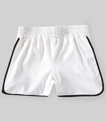 Hippie Girl Big Girls S-XL White Active Shorts
