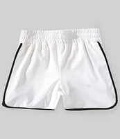 Hippie Girl Big Girls S-XL White Active Shorts