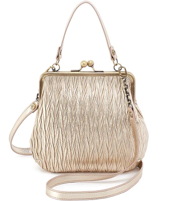 HOBO Alba Metallic Gold Crossbody Bag