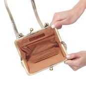 HOBO Alba Metallic Gold Crossbody Bag