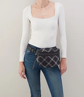 HOBO Juno Metallic Woven Belt Bag