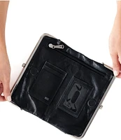 HOBO Original Leather Lauren Double-Frame Clutch Wallet