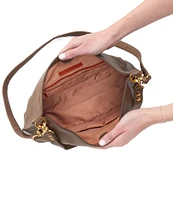 HOBO Pier Gold Hardware Convertible Hobo Crossbody Bag