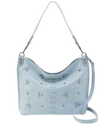 HOBO Pier Leather Studded Shoulder / Crossbody Bag