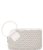 HOBO Sable Ecru Daisy Perforated Sable Wristlet