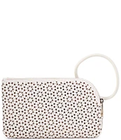 HOBO Sable Ecru Daisy Perforated Sable Wristlet