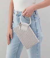 HOBO Sable Ecru Daisy Perforated Sable Wristlet