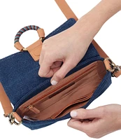 HOBO Sheila Dark Denim Swift Crossbody Bag