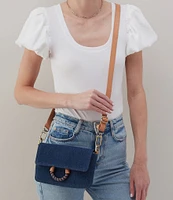 HOBO Sheila Dark Denim Swift Crossbody Bag