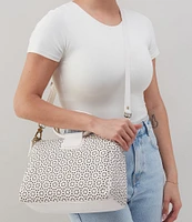 HOBO Sheila Ecru Daisey Perforated Medium Satchel Bag