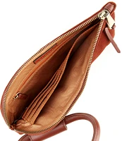 HOBO Suede Whipstich Detail Sable Wristlet