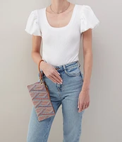 HOBO Sunset Raffia Vida Wristlet