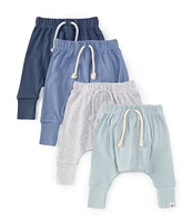 Honest Baby Boys Newborn-24 Months Pull-On Pants 4-Pack Set