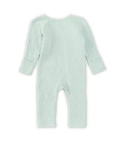 Honest Baby Clothing Baby Boys Newborn-12 Months Matelasse Organic Side Snap Coverall