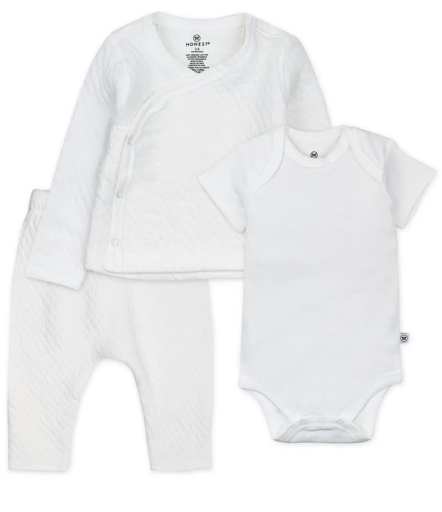 Honest Baby Clothing - Newborn - 6 Months Organic Cotton Take Me Home Set