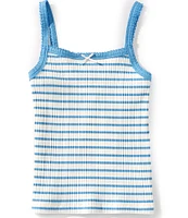 Honey & Sparkle Big Girls 7-16 Stripe Ribbed Cami Tank Top