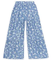 Honey & Sparkle Big Girls 7-16 Tiered Elastic Printed Pants