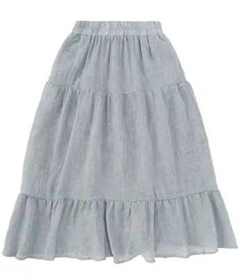 Honey & Sparkle Big Girls 7-16 Tiered Maxi Skirt