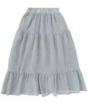 Honey & Sparkle Big Girls 7-16 Tiered Maxi Skirt