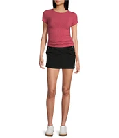 Honey & Sparkle Nylon Cargo Skirt