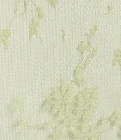 Honey & Sparkle T-Shirt Layered Floral Pattern Mesh Babydoll Cami Top