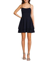 Honey and Rosie Emma Bodice Double Hem Fit & Flare Dress