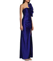 Honey and Rosie One Shoulder Mermaid Shaped Gown